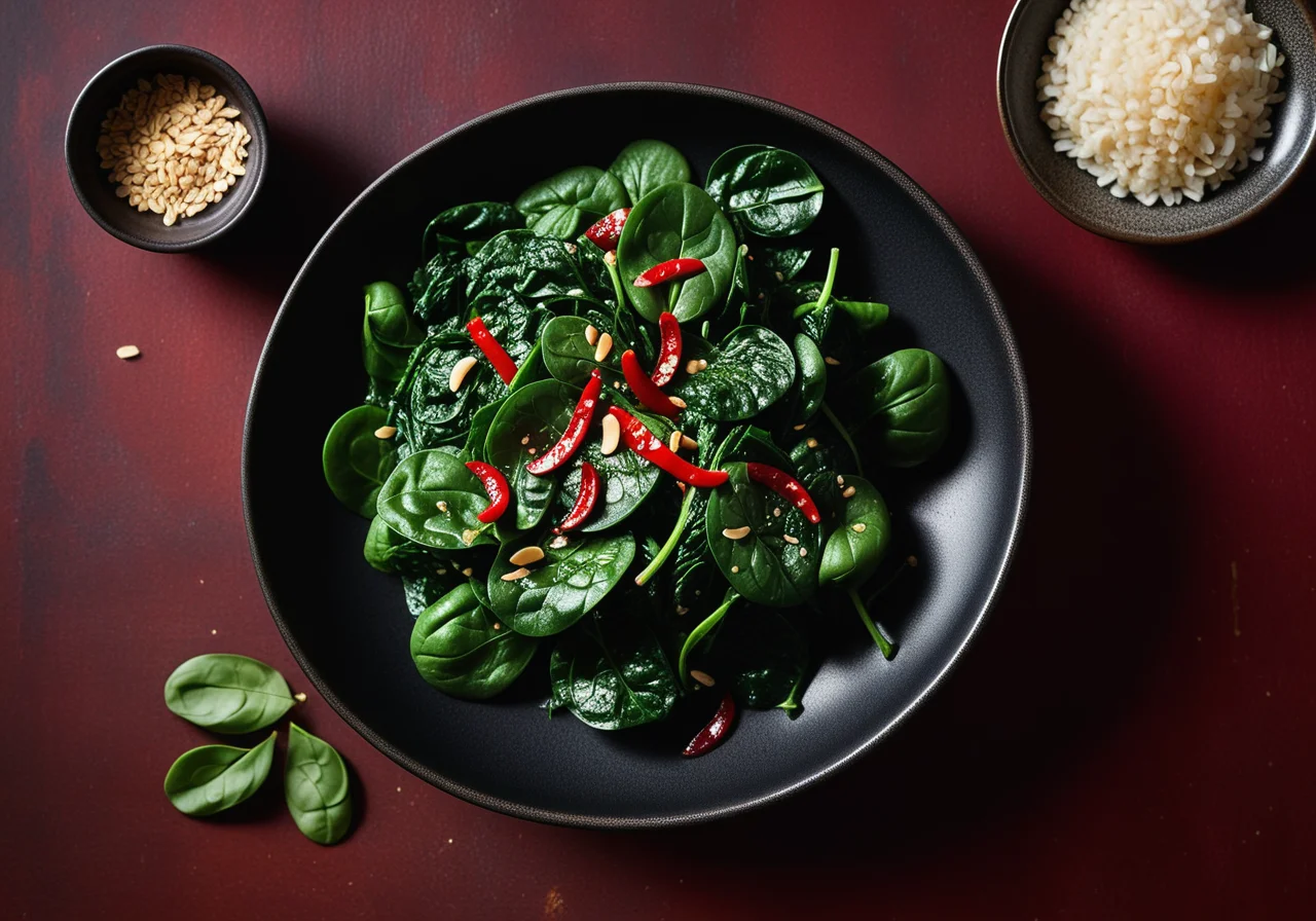 Spinach Garlic Veggie