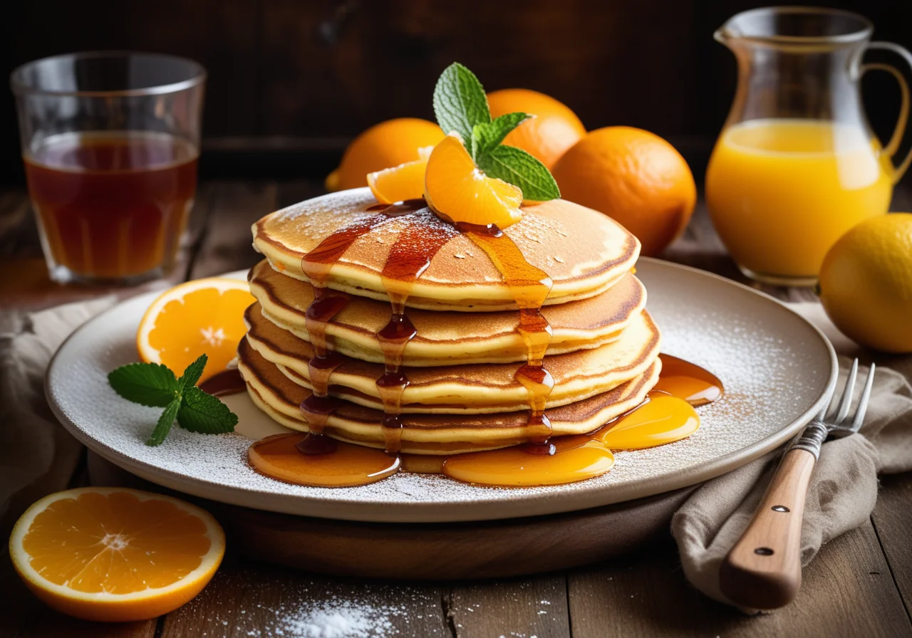 Orange Pancakes