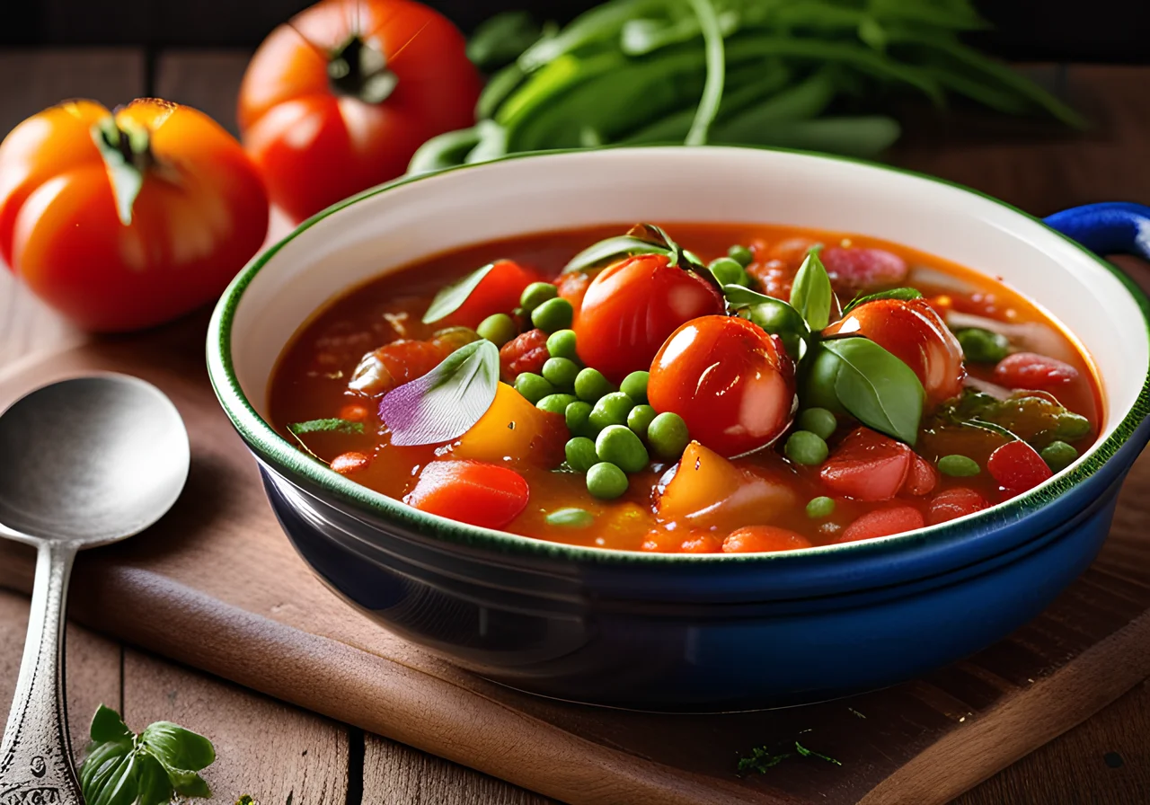 Tomato Pea Stew