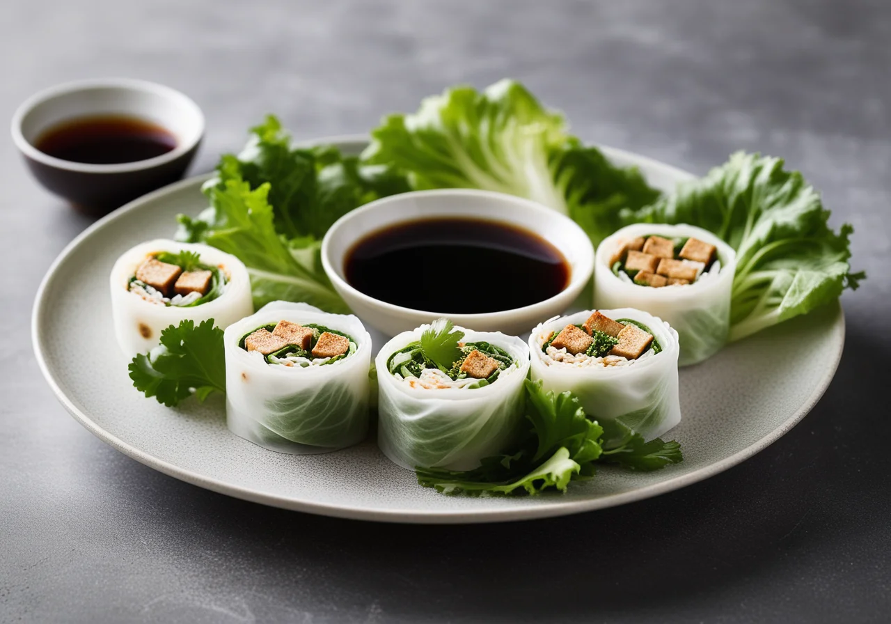 Rice Paper Rolls with Filling