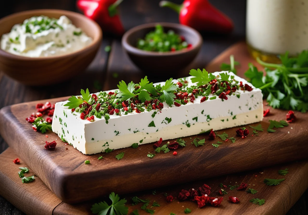 Goat Cheese with Parsley