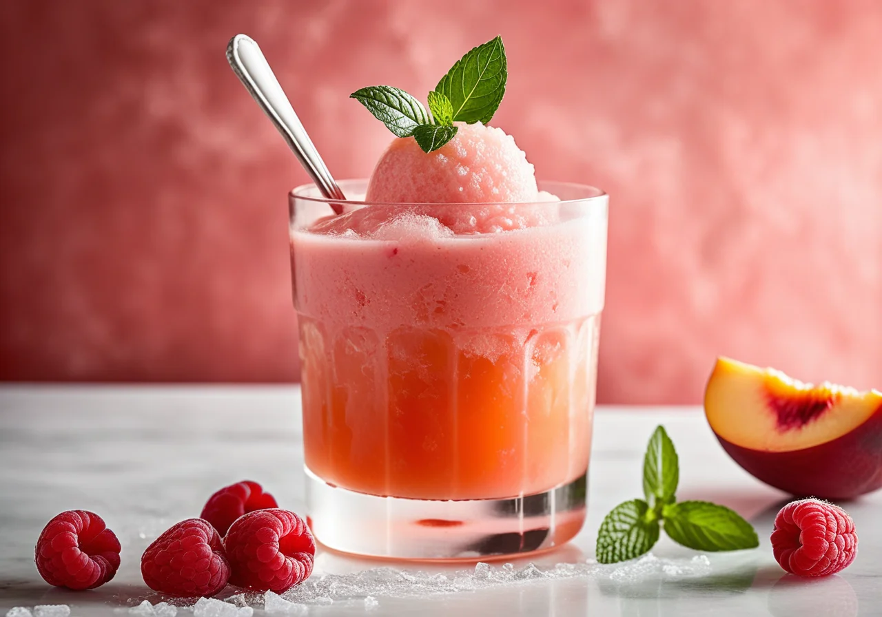 Peach Granita