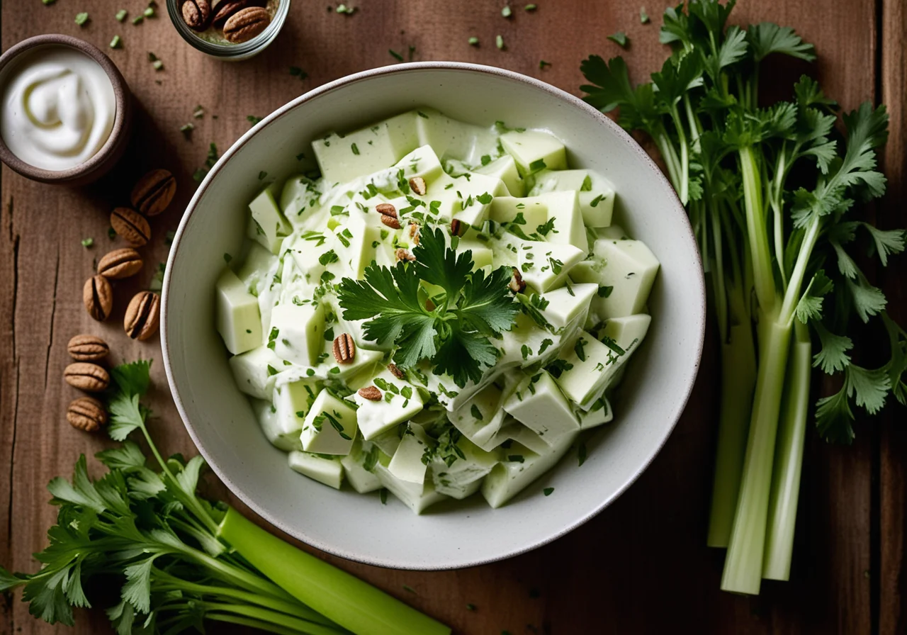 Celery Salad with Apple and Parsley