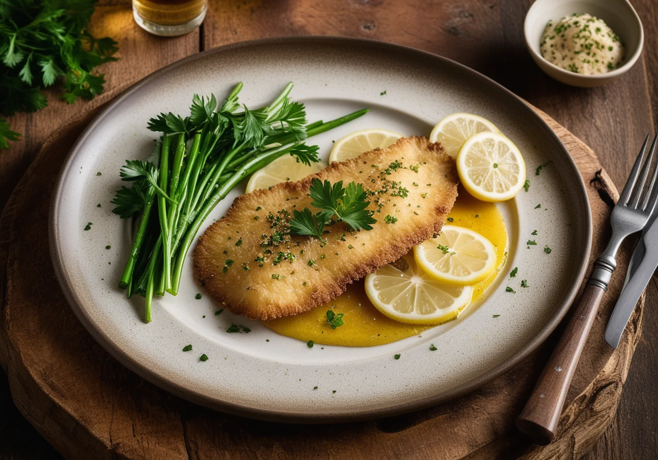 Pan‑fried Plaice with Pepper