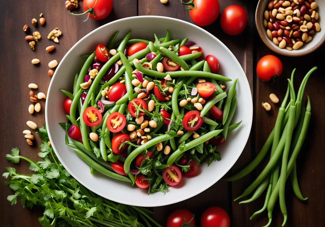 Colorful Bean Vegetable Salad