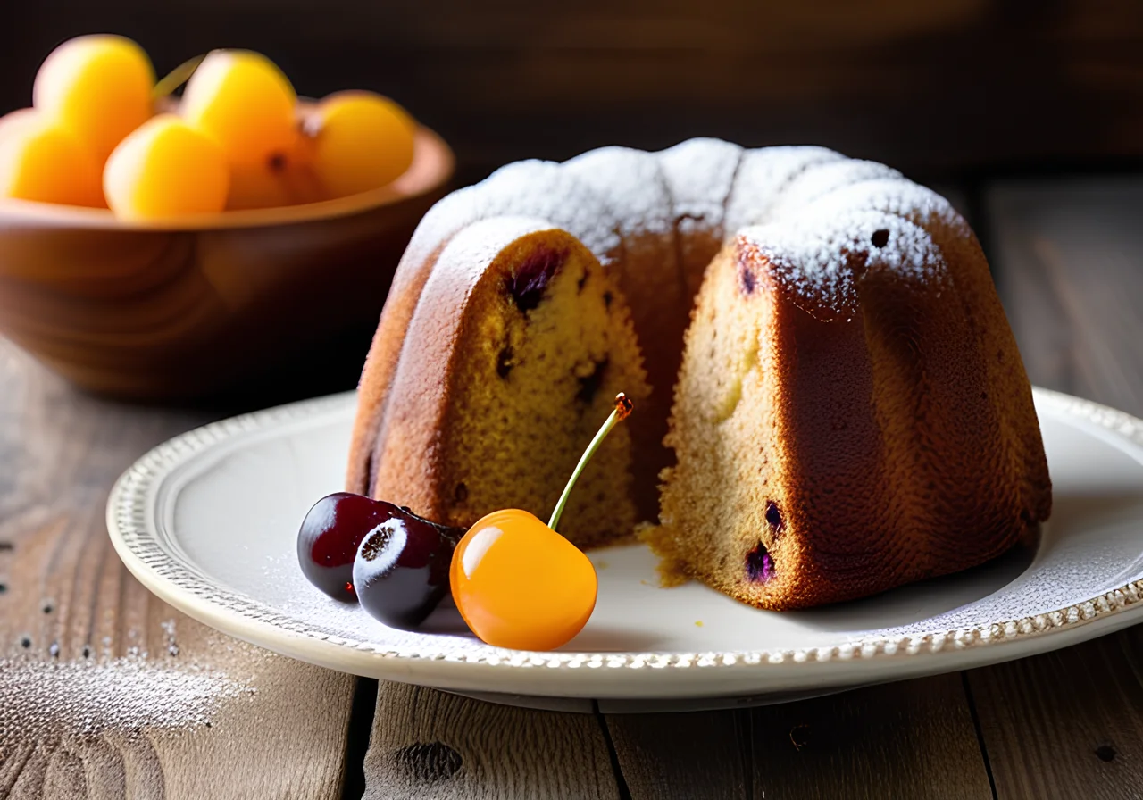 Cherry Gugelhupf for the Thermomix