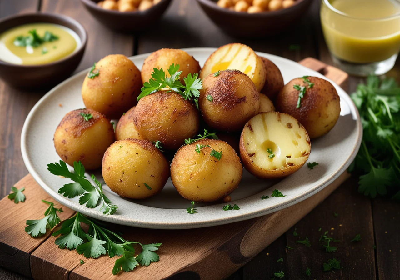 Grilled Potato Balls