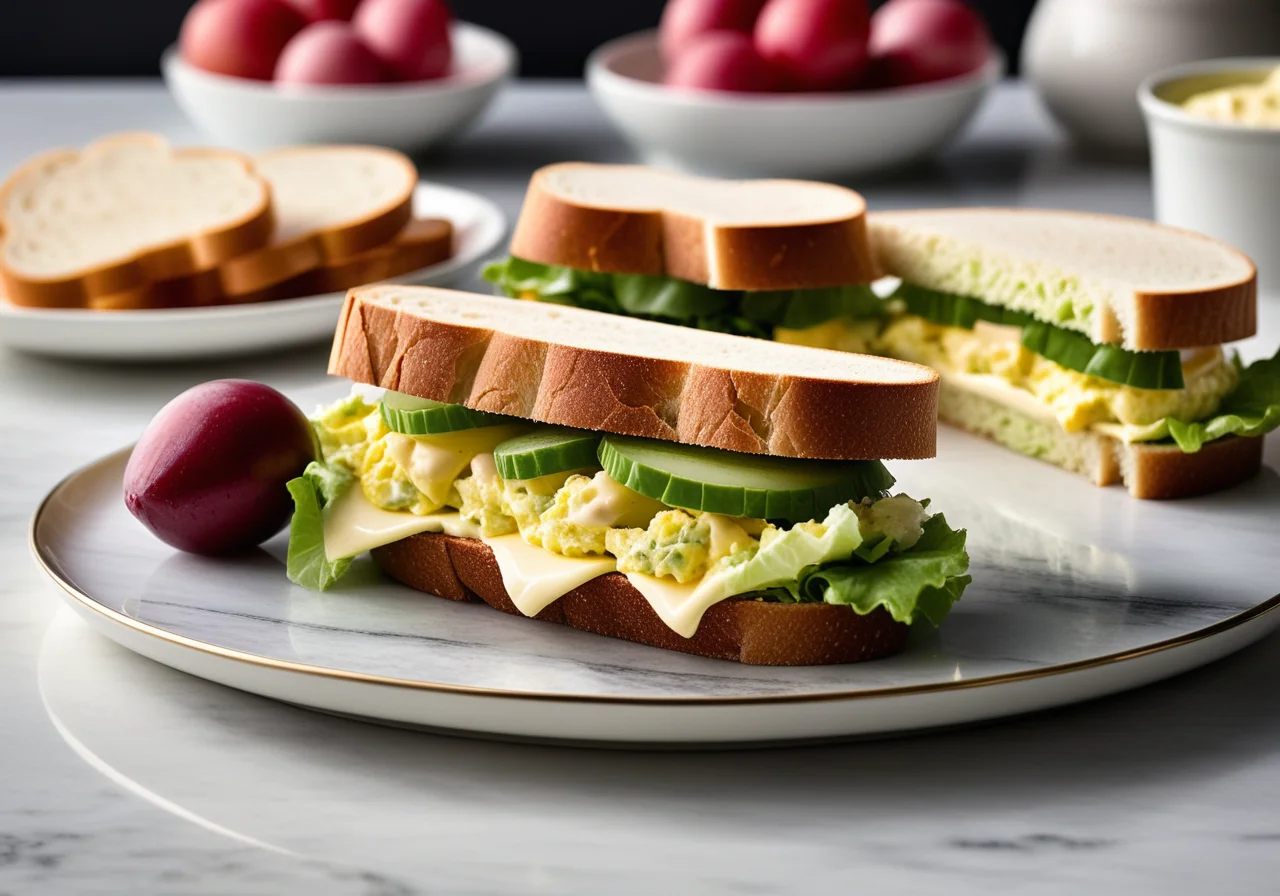 Tramezzini with Egg Salad