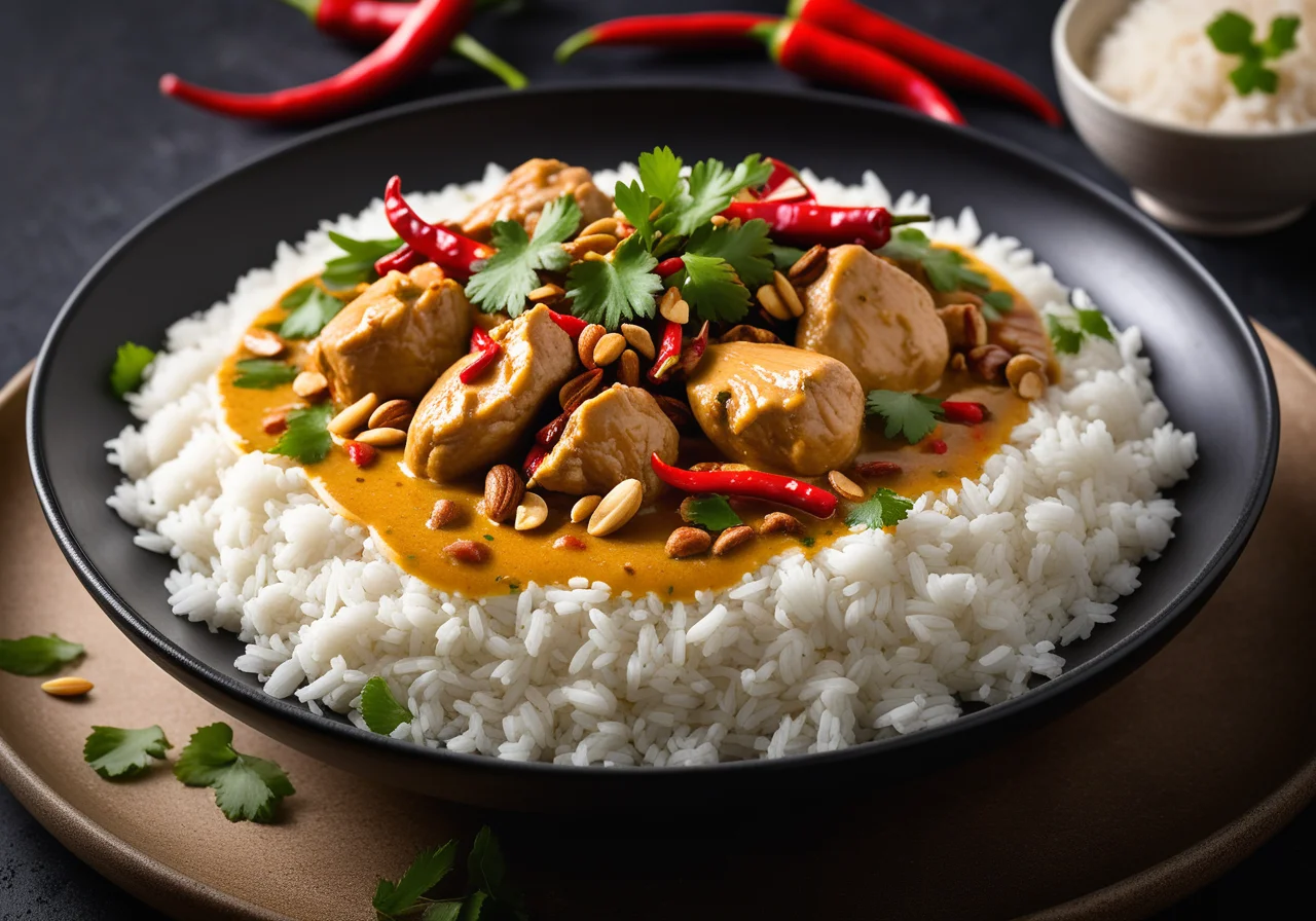 Chicken Thai Style with Rice