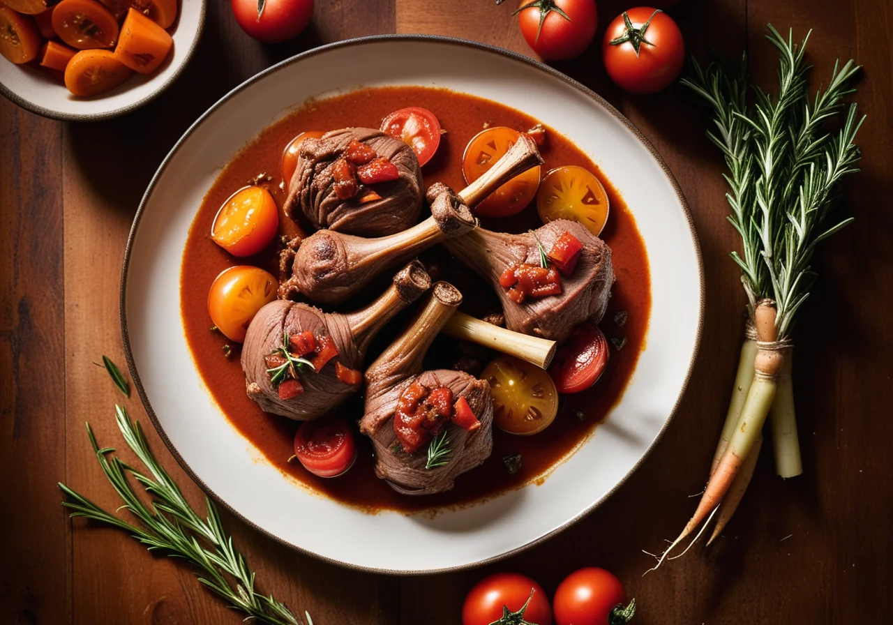 Braised Lamb Shank Slices