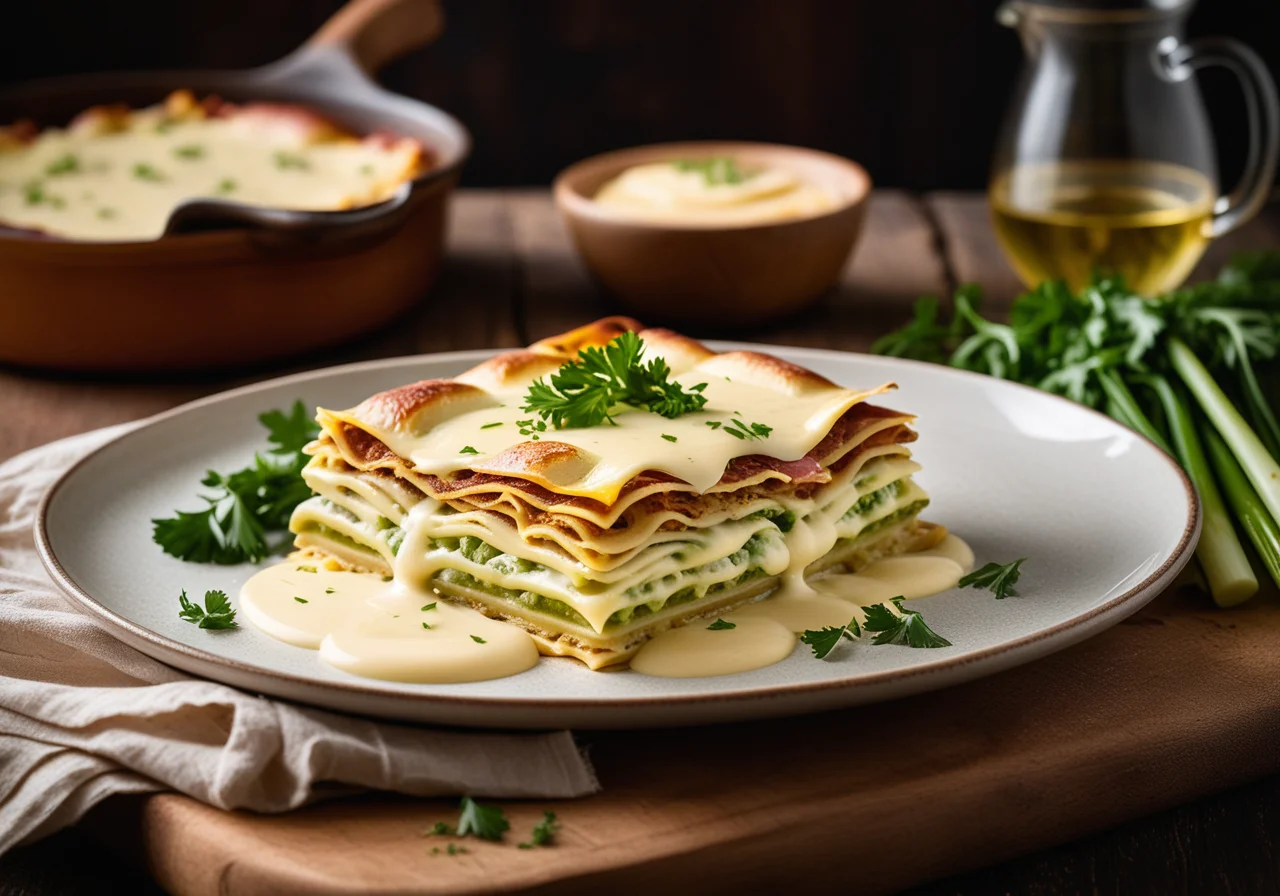 Leek Lasagna
