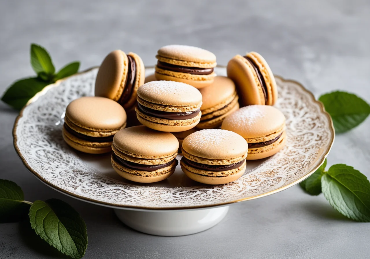 Macarons in Various Flavors