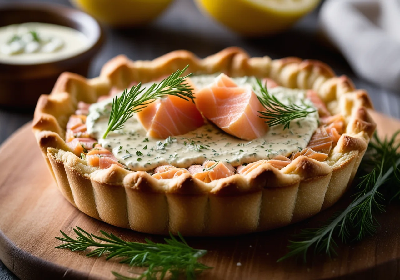 Lemon‑Herb Salmon Tartlets