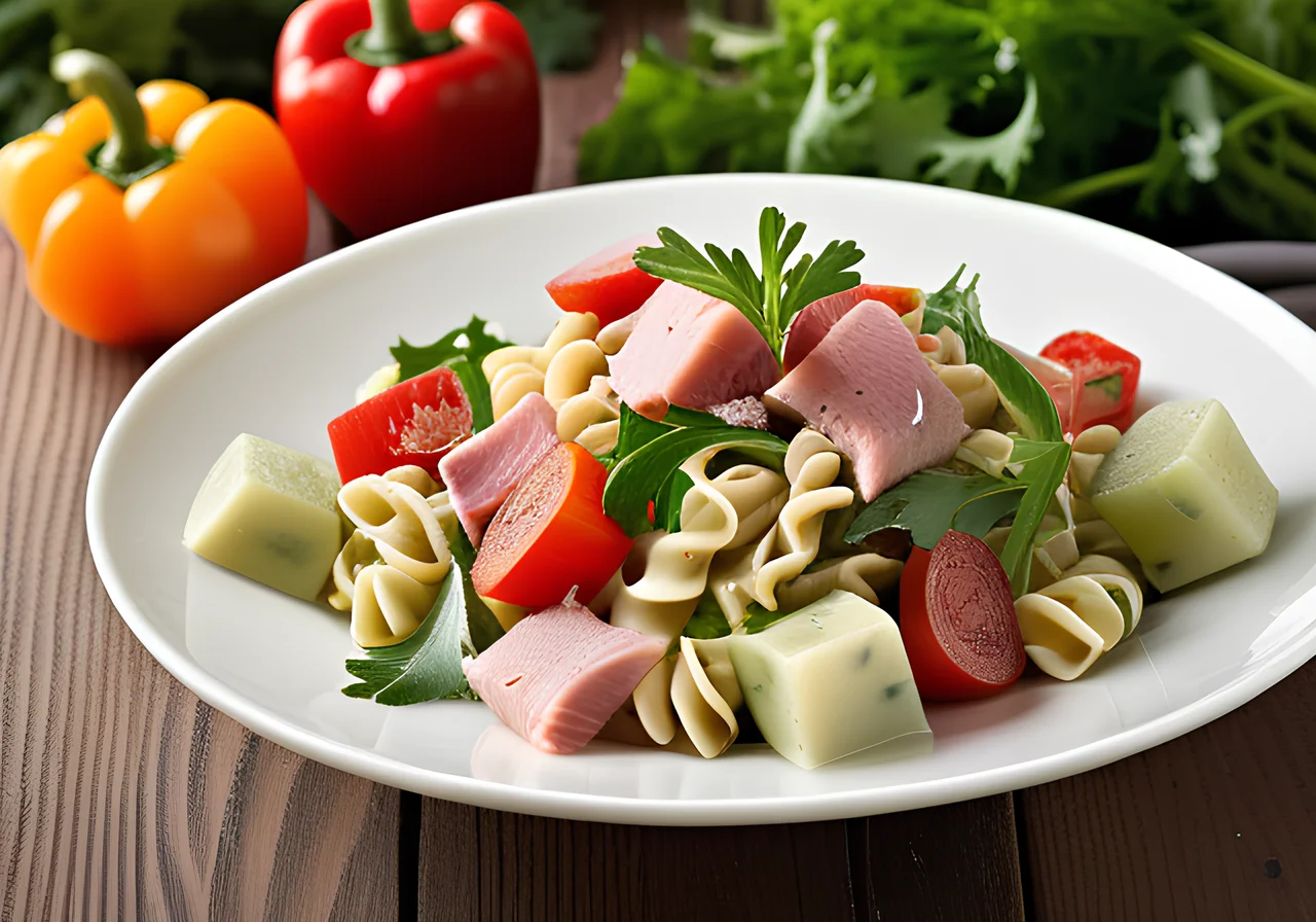 Pasta Salad with Yogurt Dressing