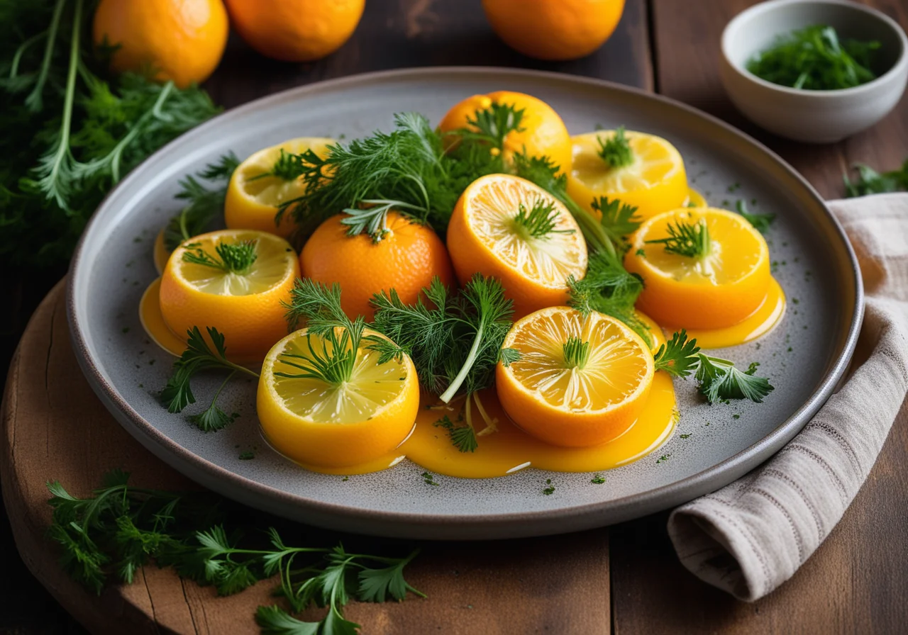 Steamed Orange Fennel with Rice