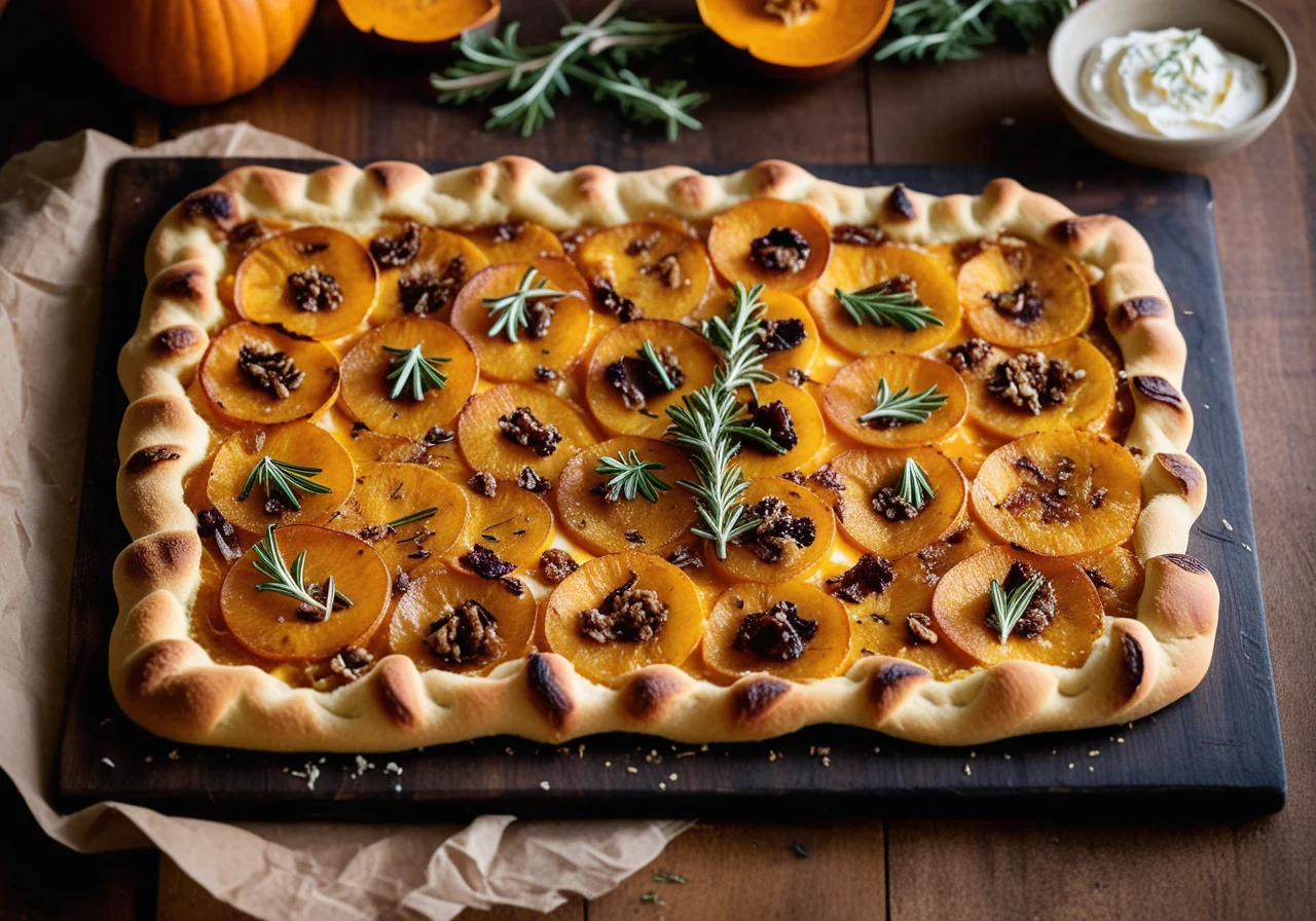 Pumpkin Flammkuchen