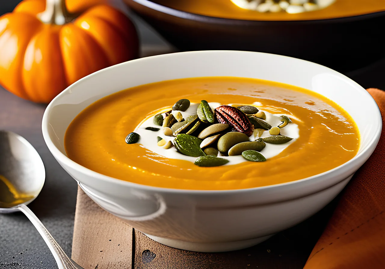 Pumpkin Pepper Cream Soup