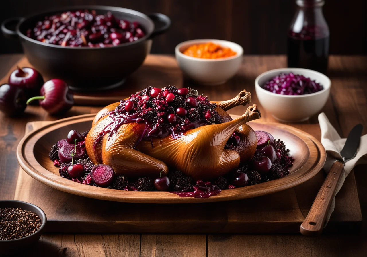 Turkey Roast with Cherry Filling