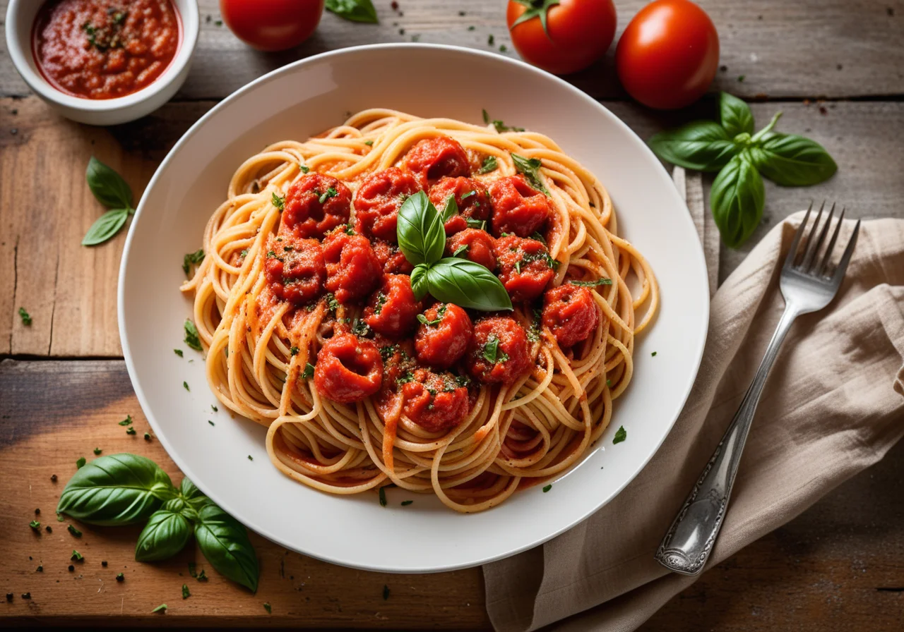 Pasta with Tomato Sauce