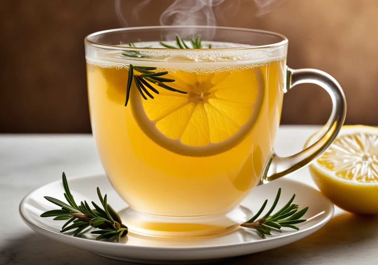 Lemon Tea with Rosemary