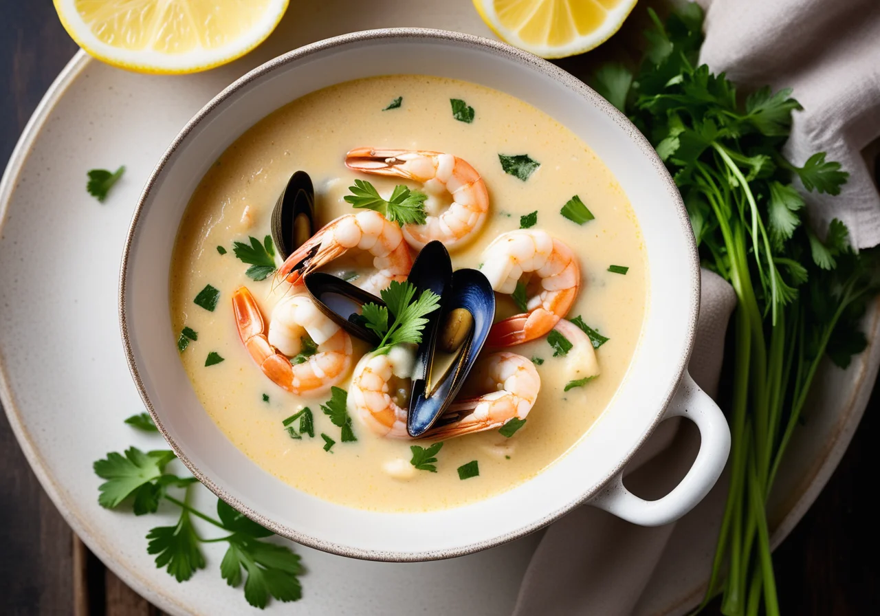 Creamy Seafood Soup
