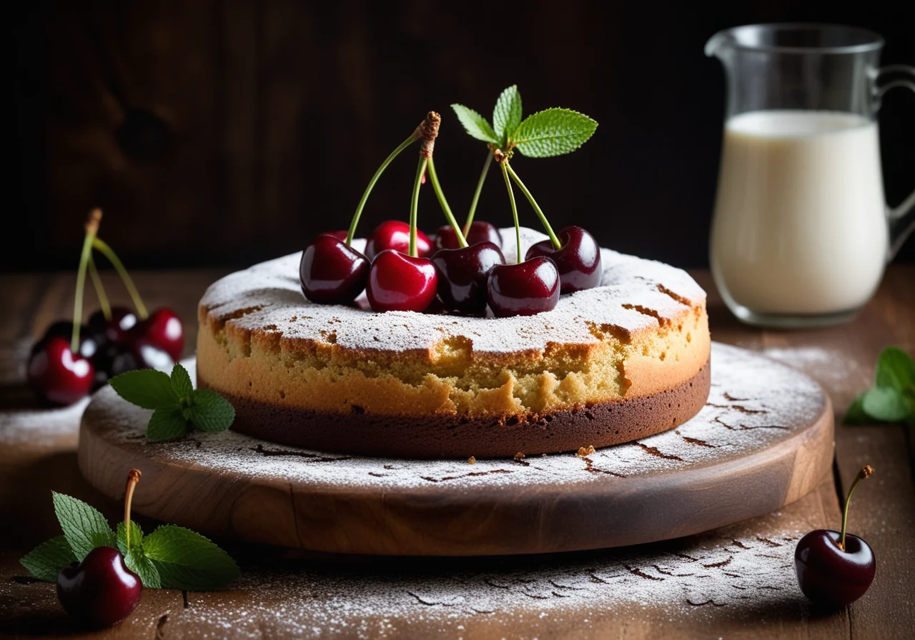 Small Cherry Cake
