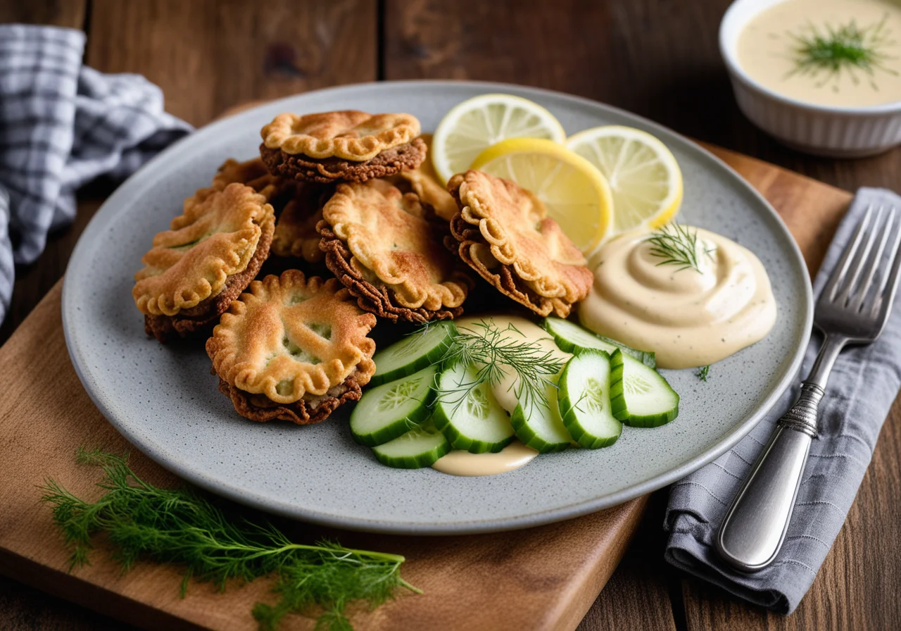 Fried Beef in Pastry Dough