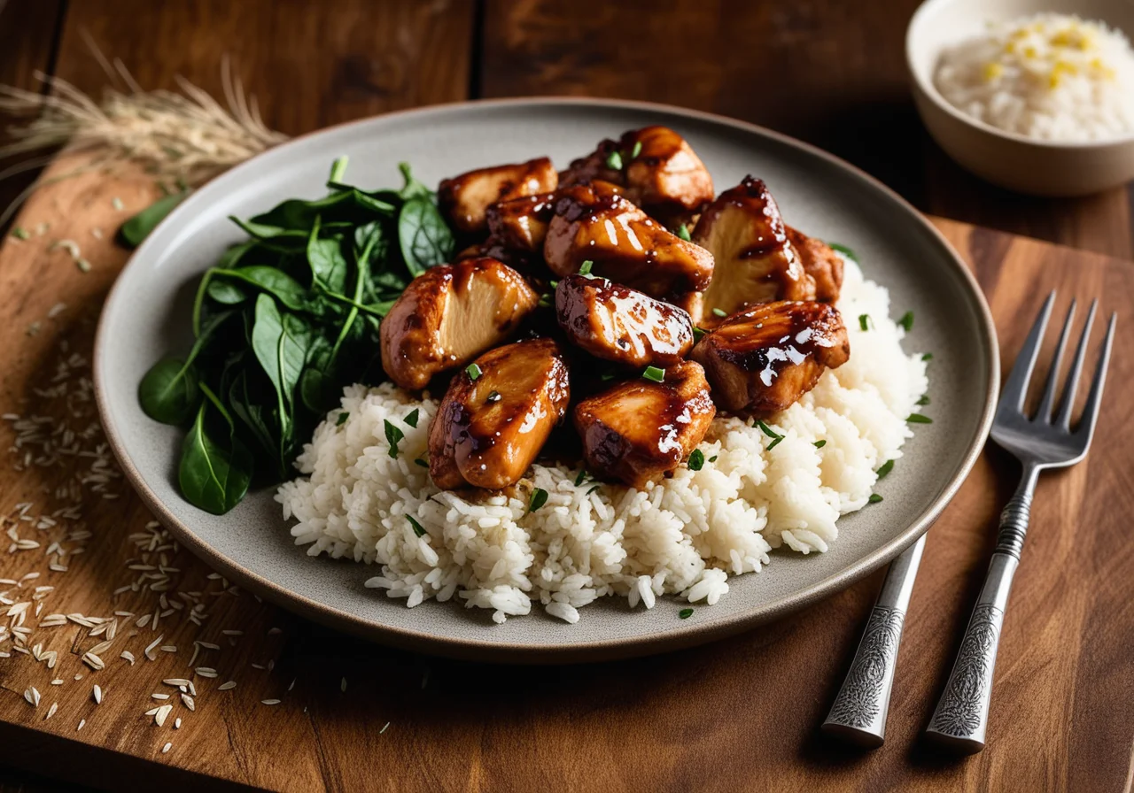 Glazed Chicken Pieces