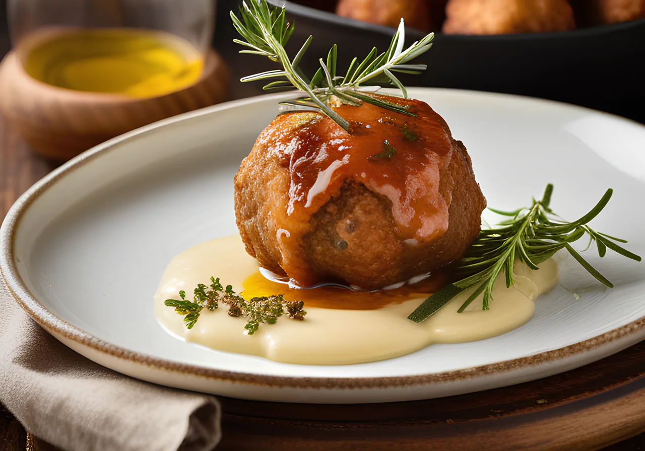 Pan‑fried Meatballs