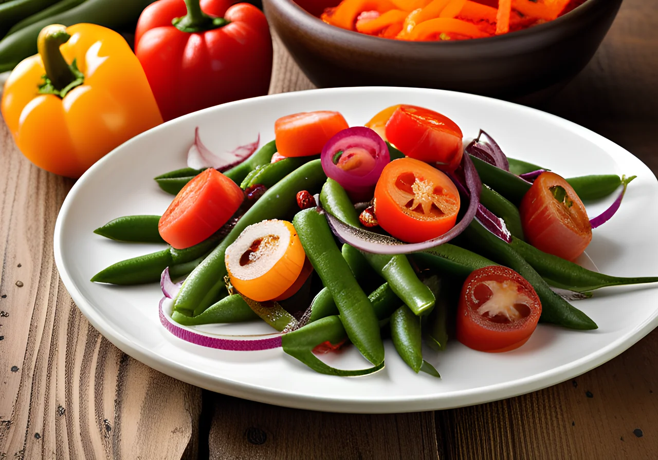 Bean Salad with Bell Peppers