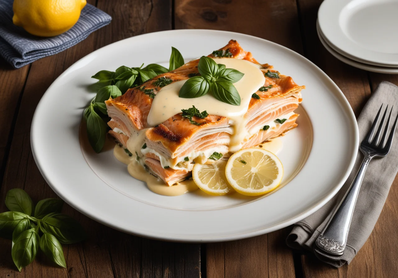 Salmon Lasagna