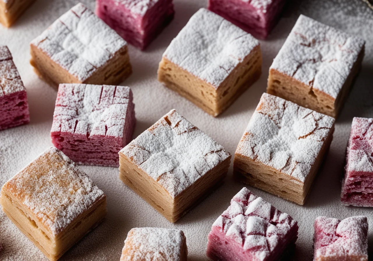 Turkish Delight on Powdered Sugar