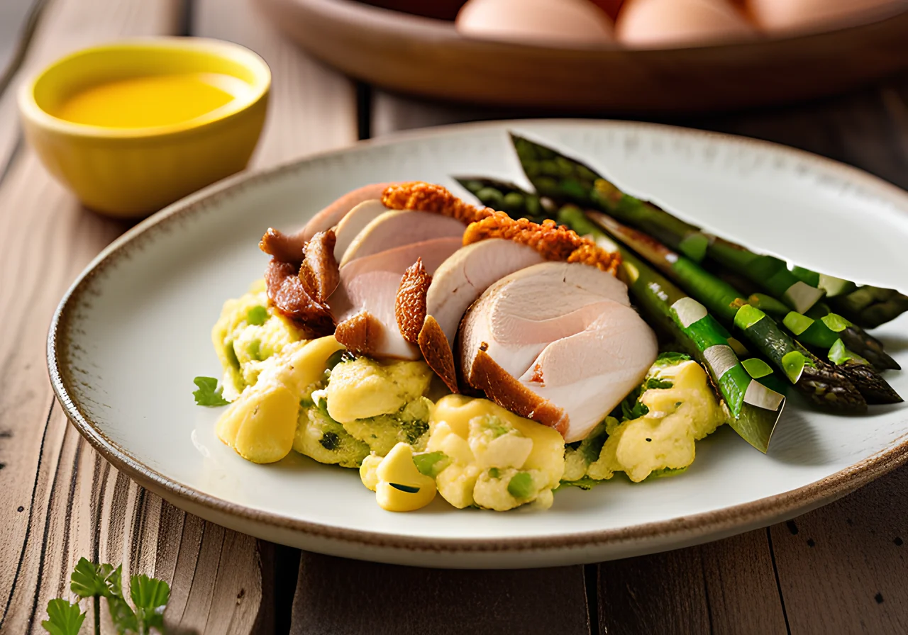 Green Asparagus with Chicken Breast