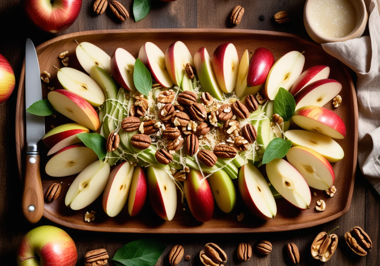 Apple with Parmesan and Green Peppercorns