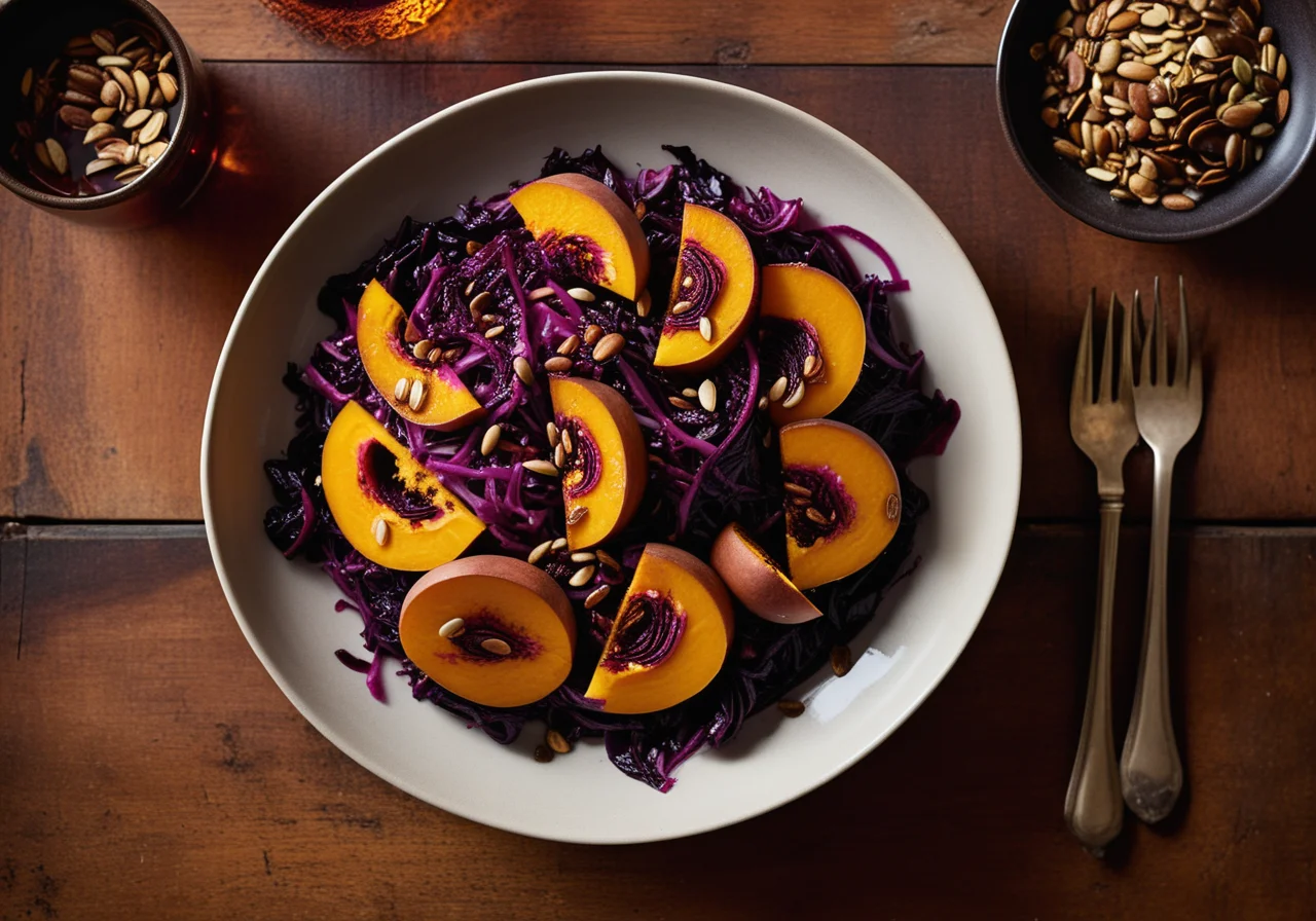 Red Cabbage with Pumpkin