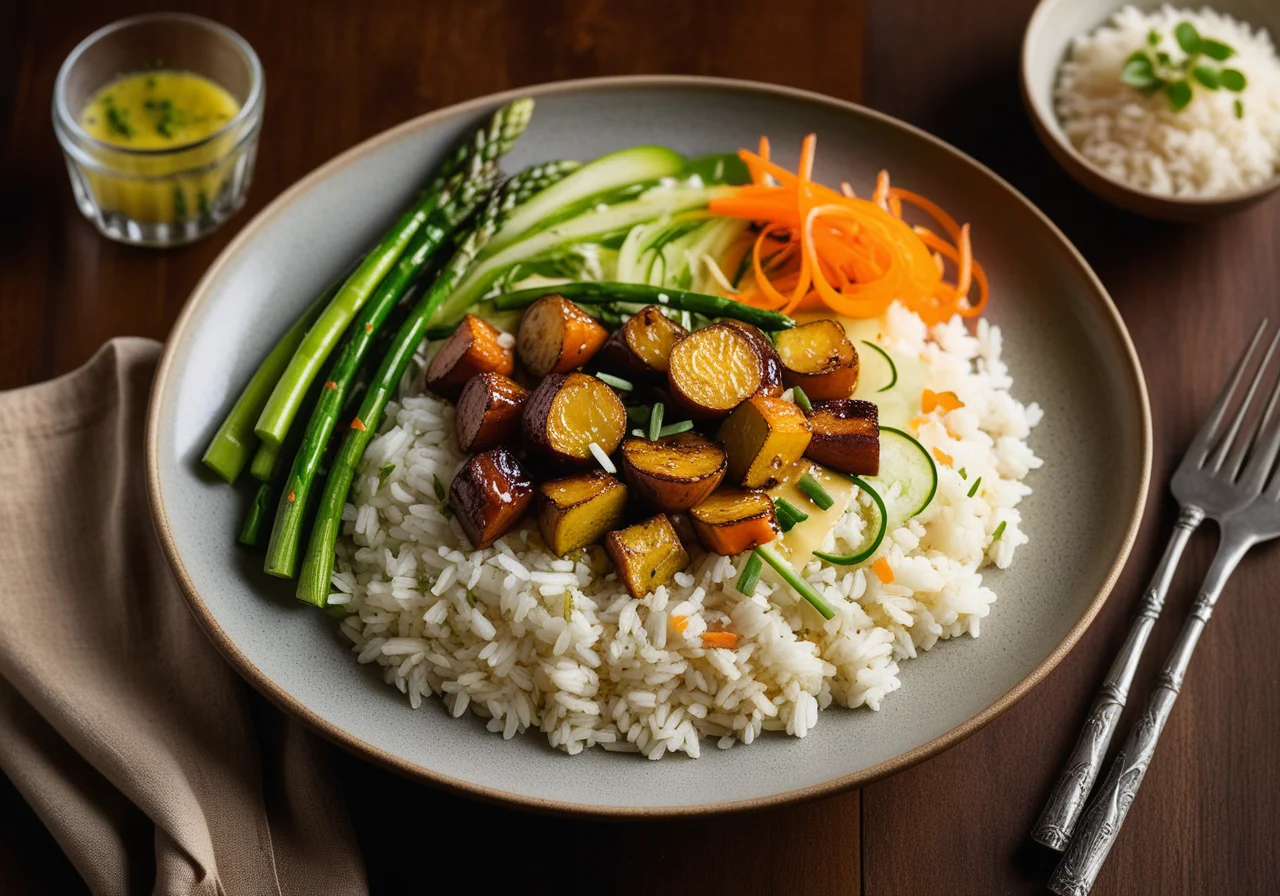 Fried Vegetables with Rice