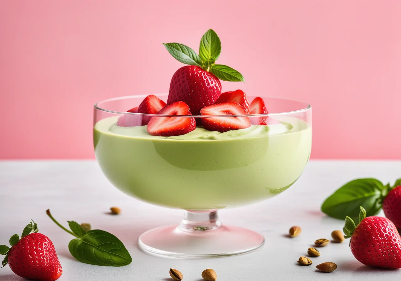 Avocado Strawberry Mousse