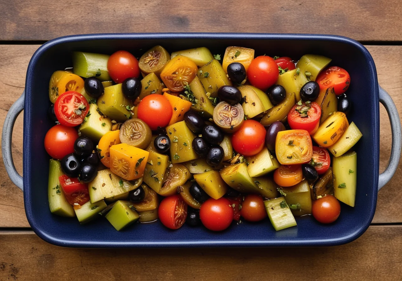 Mediterranean Pan‑Cooked Vegetables