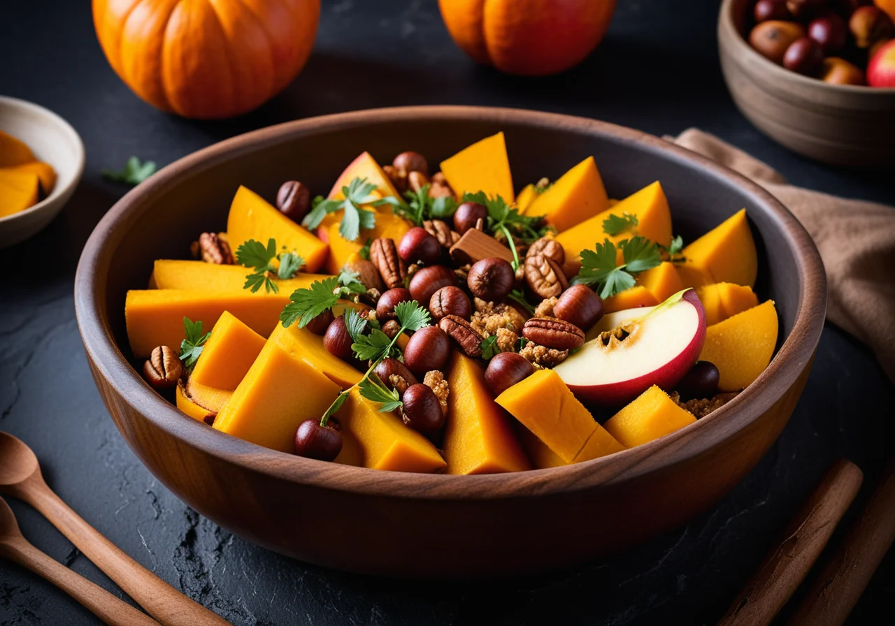 Pumpkin and Chestnut Tajine