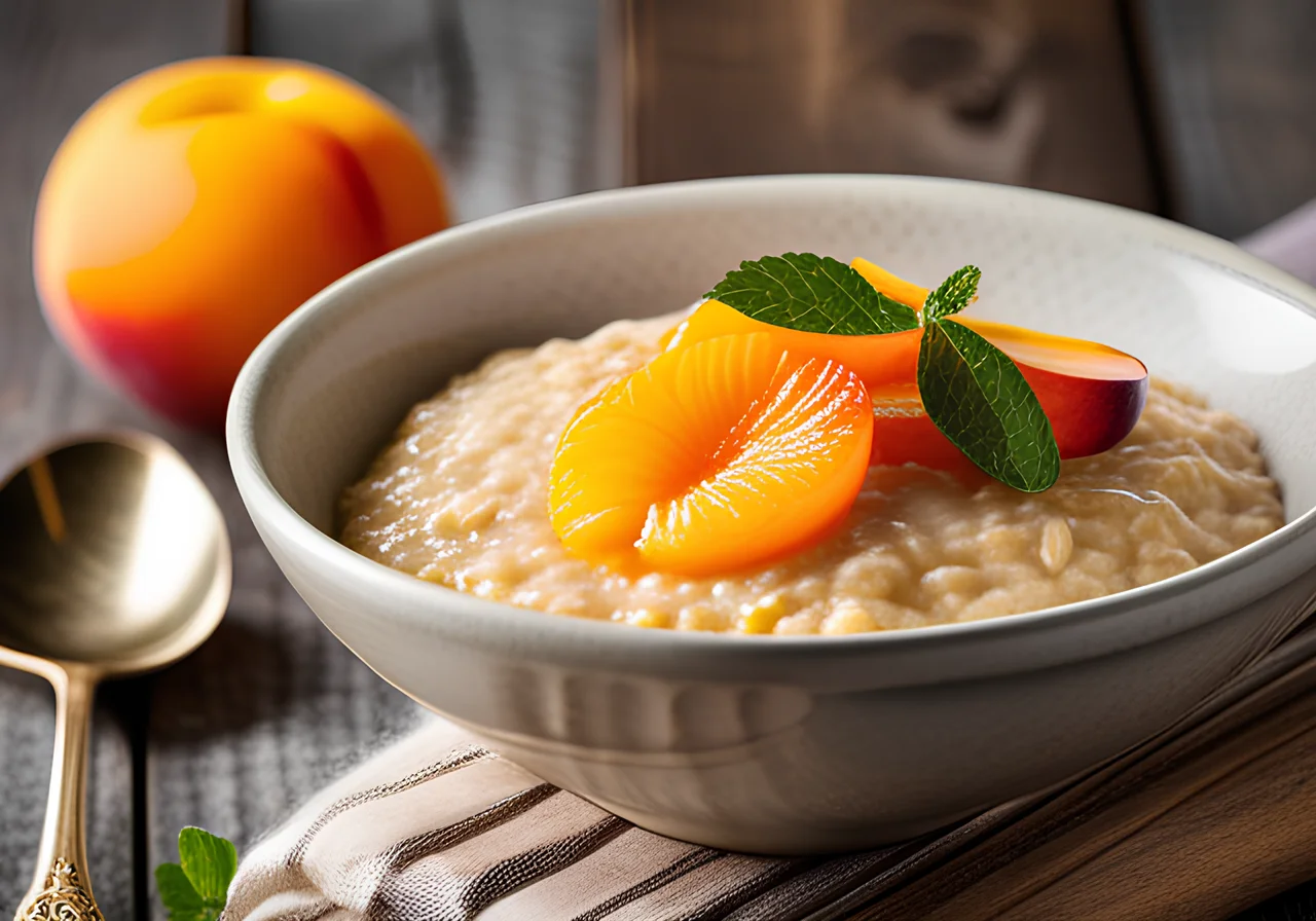 Oatmeal with Nectarine