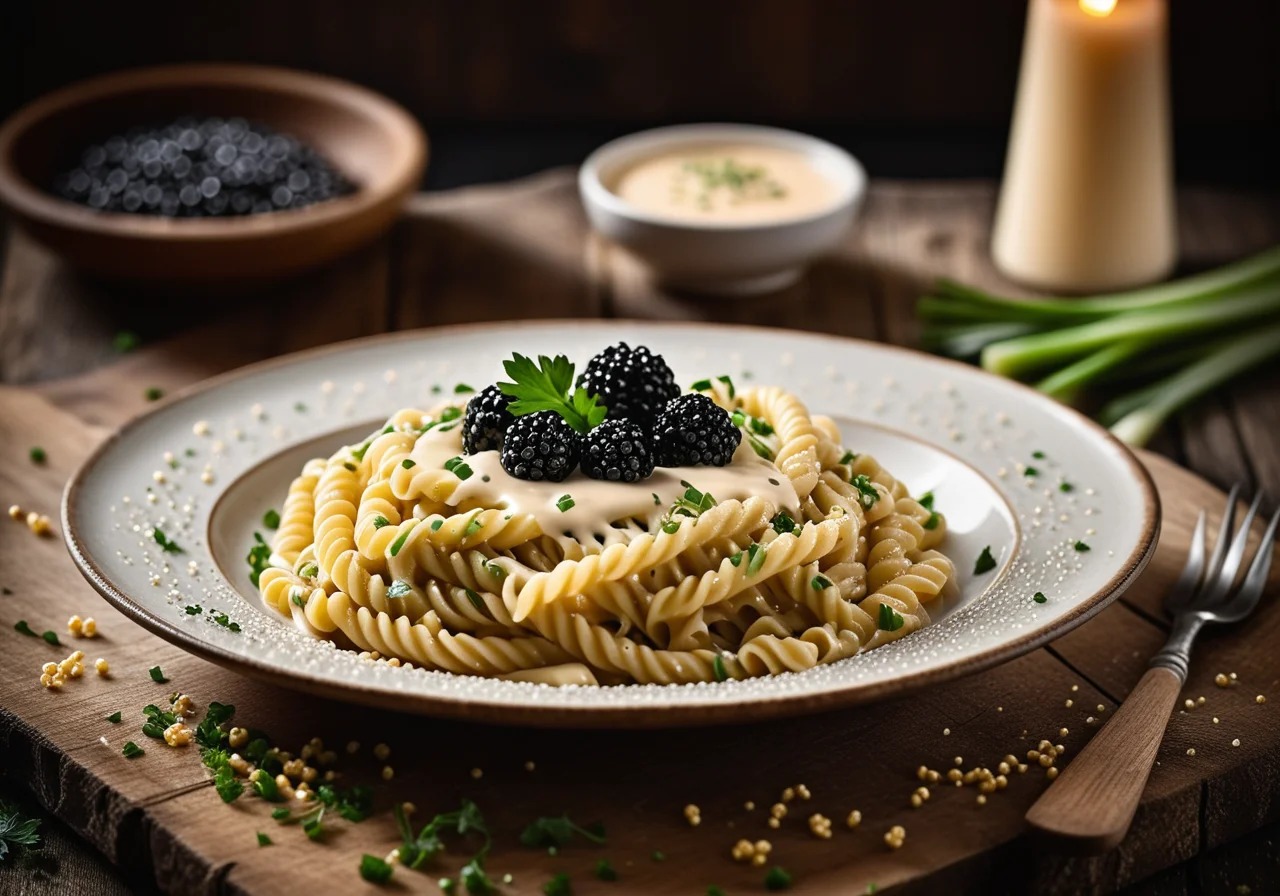 Pasta Sauce with Caviar