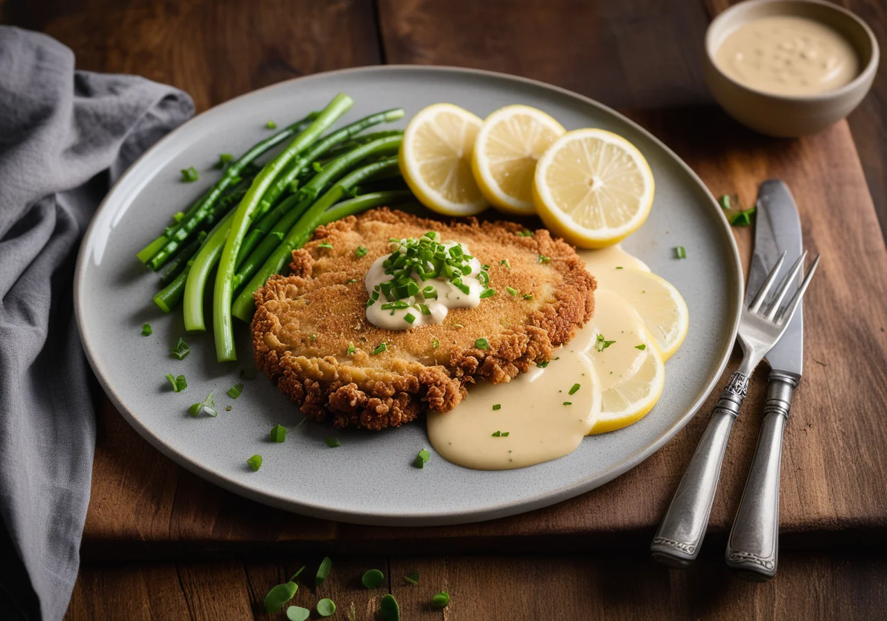 Turkey Schnitzel with Lemon Sauce