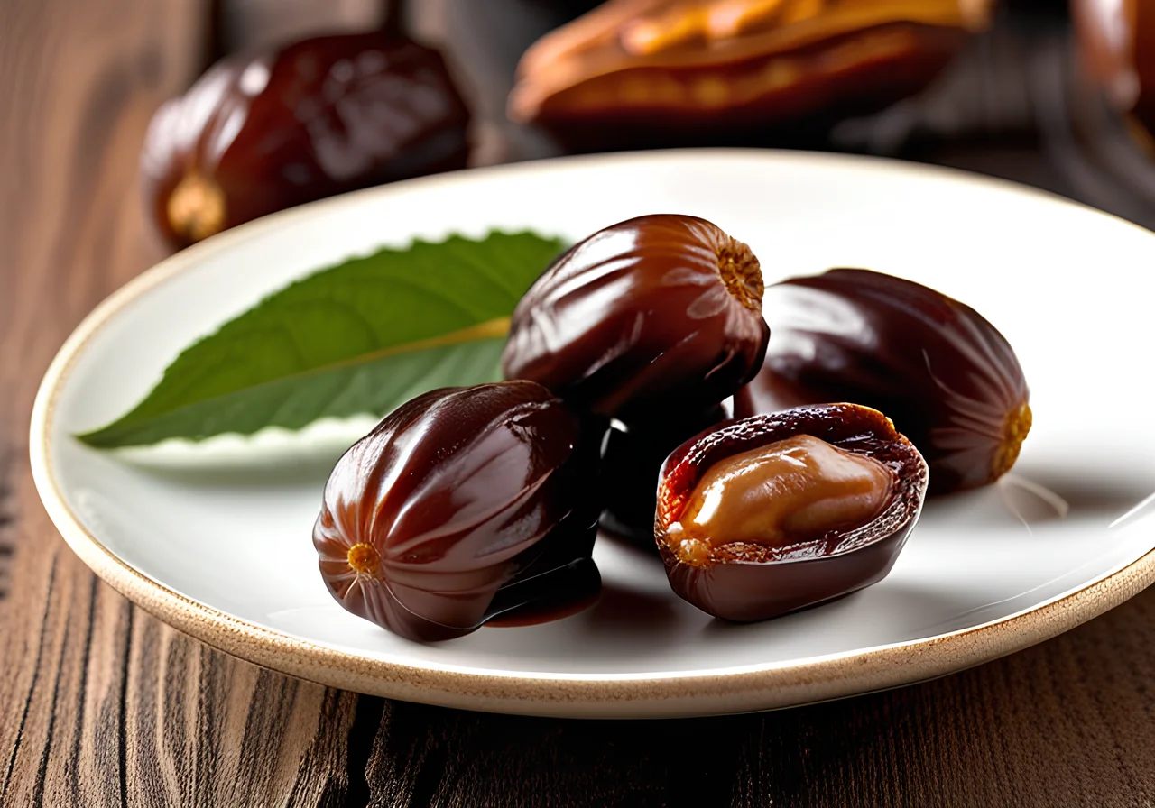 Chocolate‑Stuffed Dates