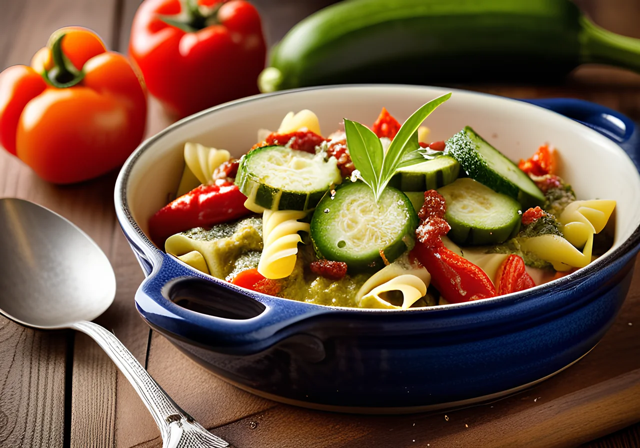 Pasta-Meat Casserole with Zucchini