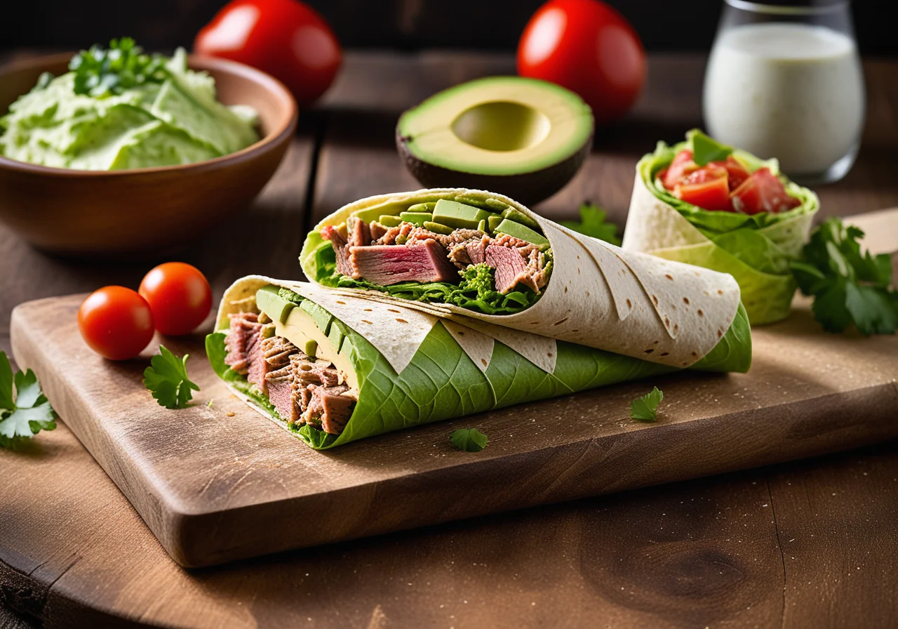 Tuna Wraps with Avocado