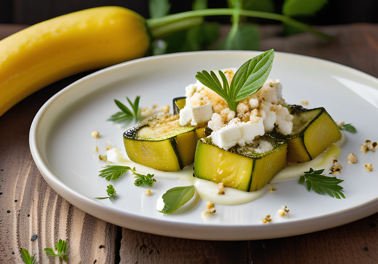 Baked Zucchini with Feta