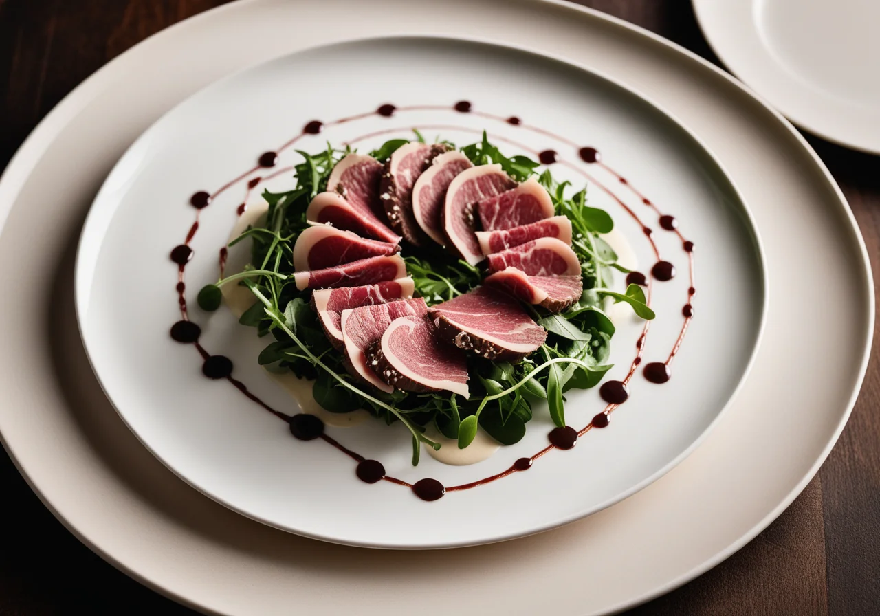 Beef Carpaccio with Parmesan and Truffle