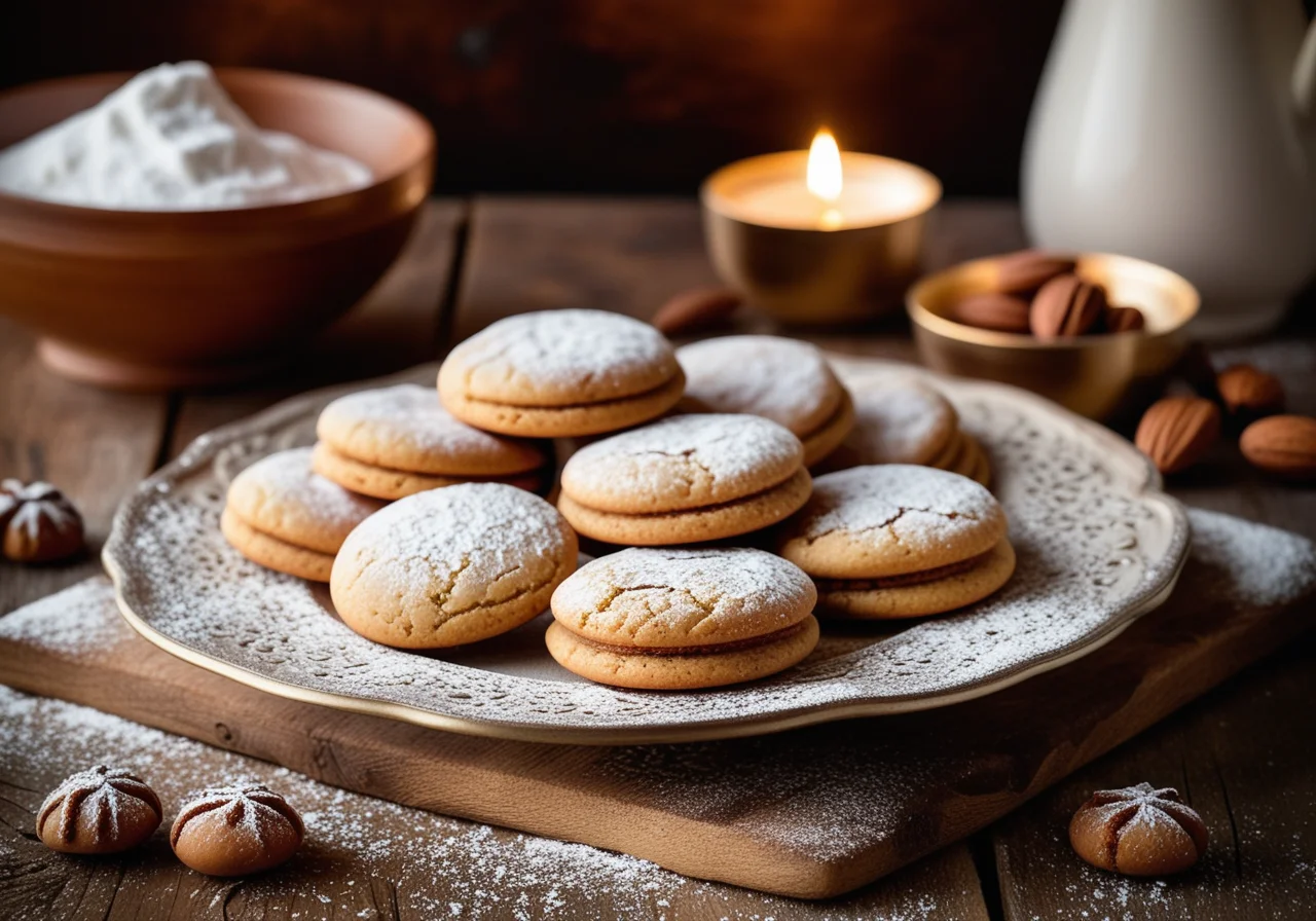 Lebkuchen Marzipan Cookies