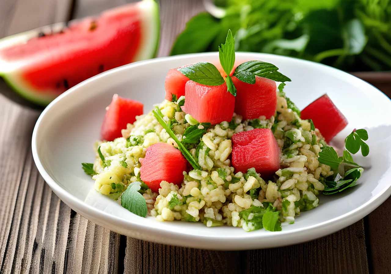 Bulgur Melon Salad