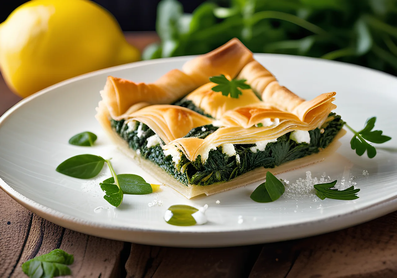 Spicy Spinach-Feta Tart